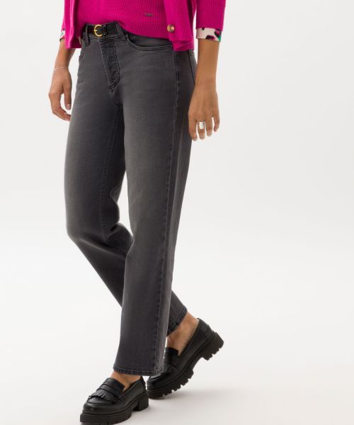 Jeans Used Dark Grey Women Style Madison